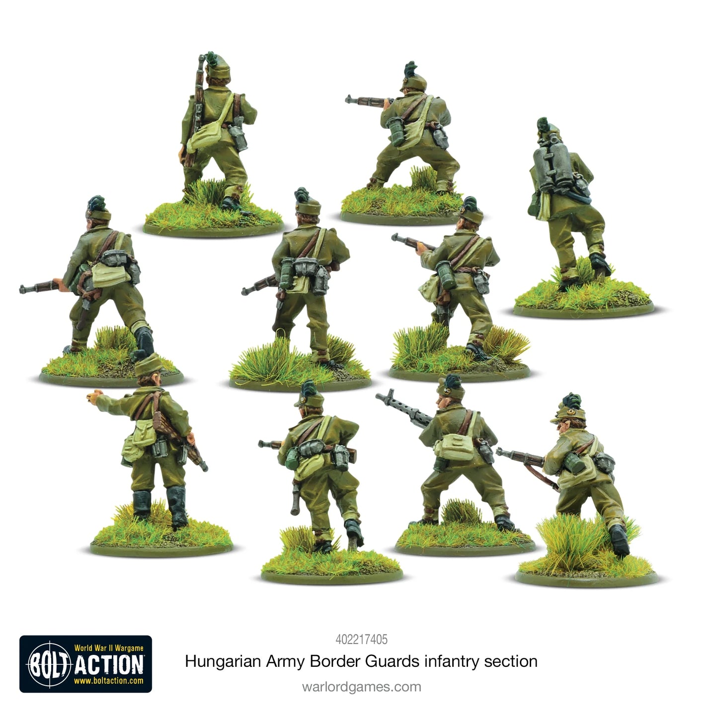 Bolt Action - Hungarian Army Border Guards Infantry Section - 402217405