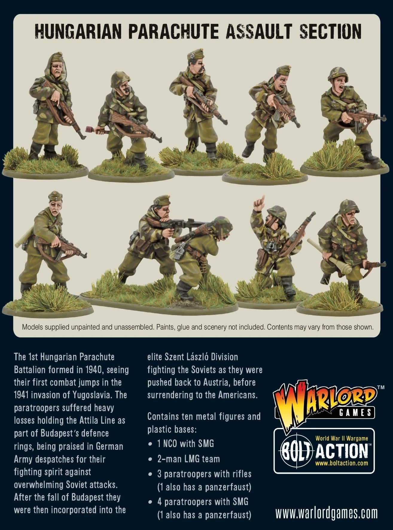 Bolt Action - Hungarian Parachute Assault section - 402217406