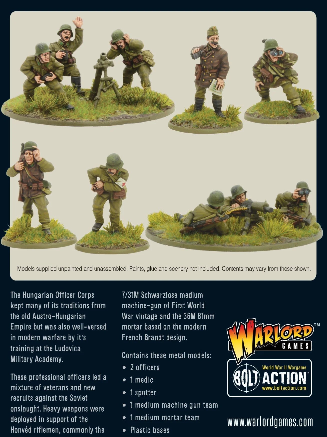 Bolt Action - Hungarian Army support group - 402217407