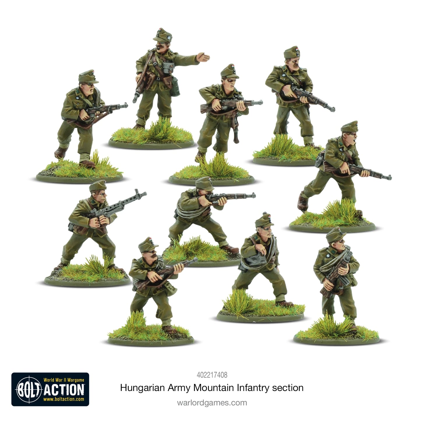 Bolt Action - Hungarian Army Mountain Infantry Section - 402217408