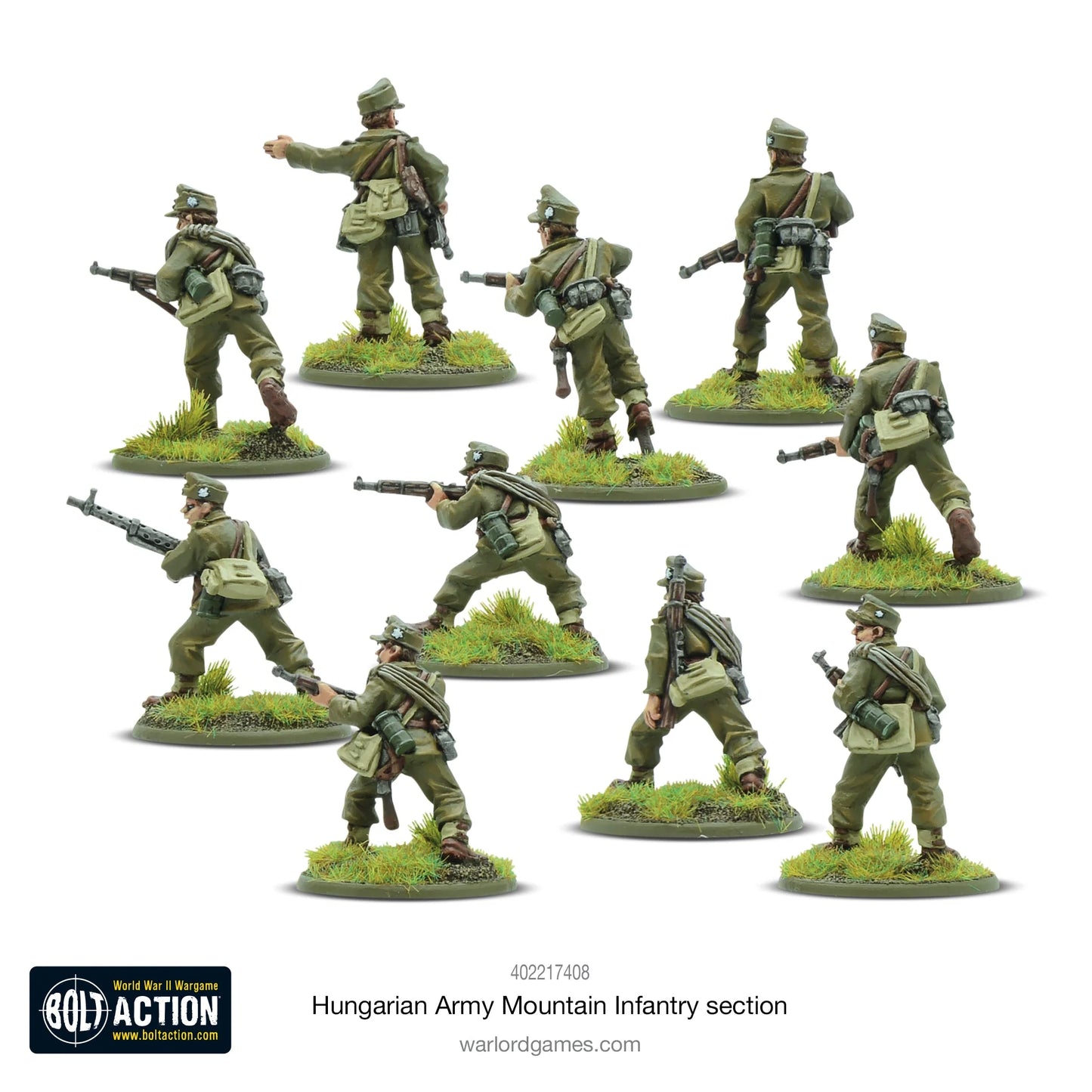Bolt Action - Hungarian Army Mountain Infantry Section - 402217408