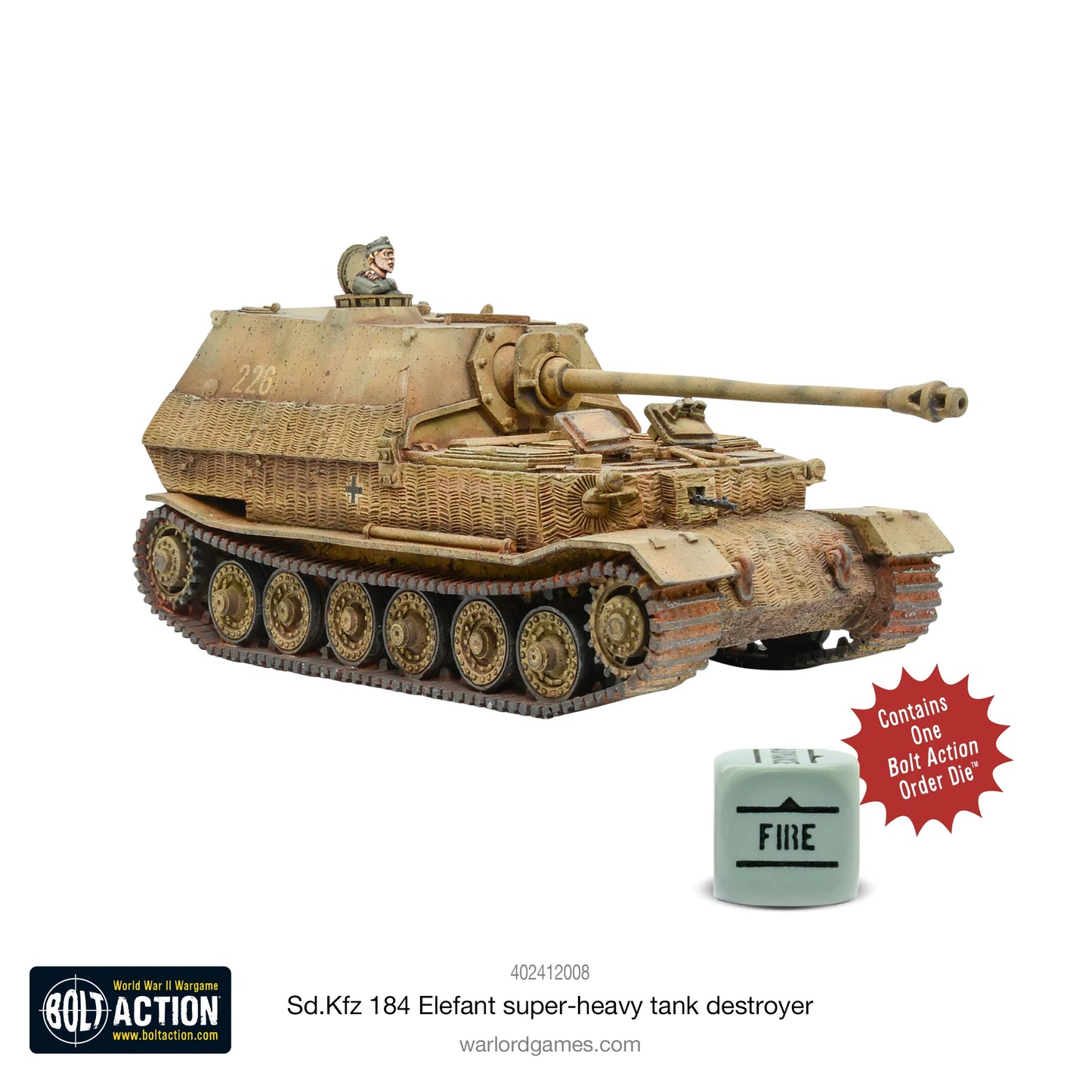 Bolt Action - Sd.Kfz 184 Elefant heavy tank destroyer - 402412008