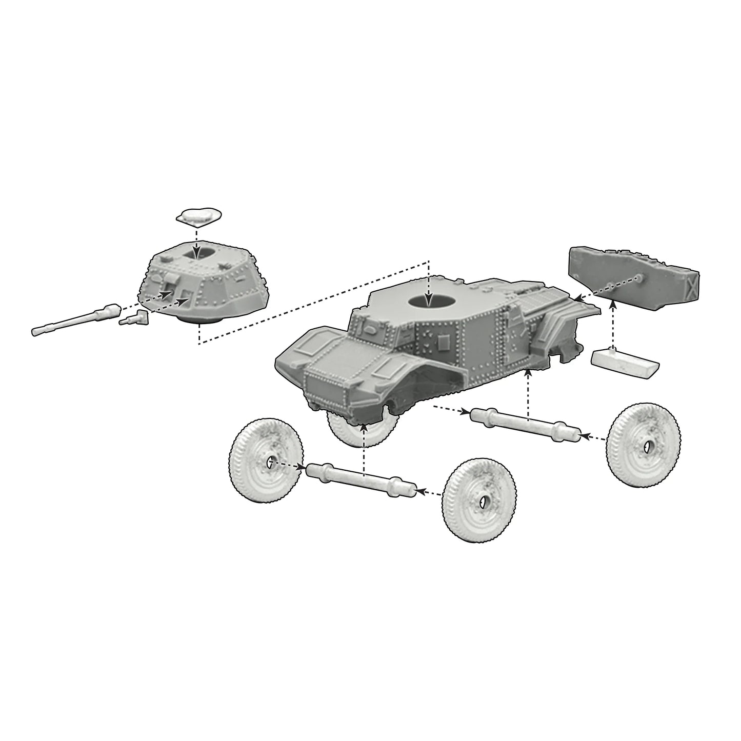 Bolt Action - Panhard 178 armoured car - 402415501