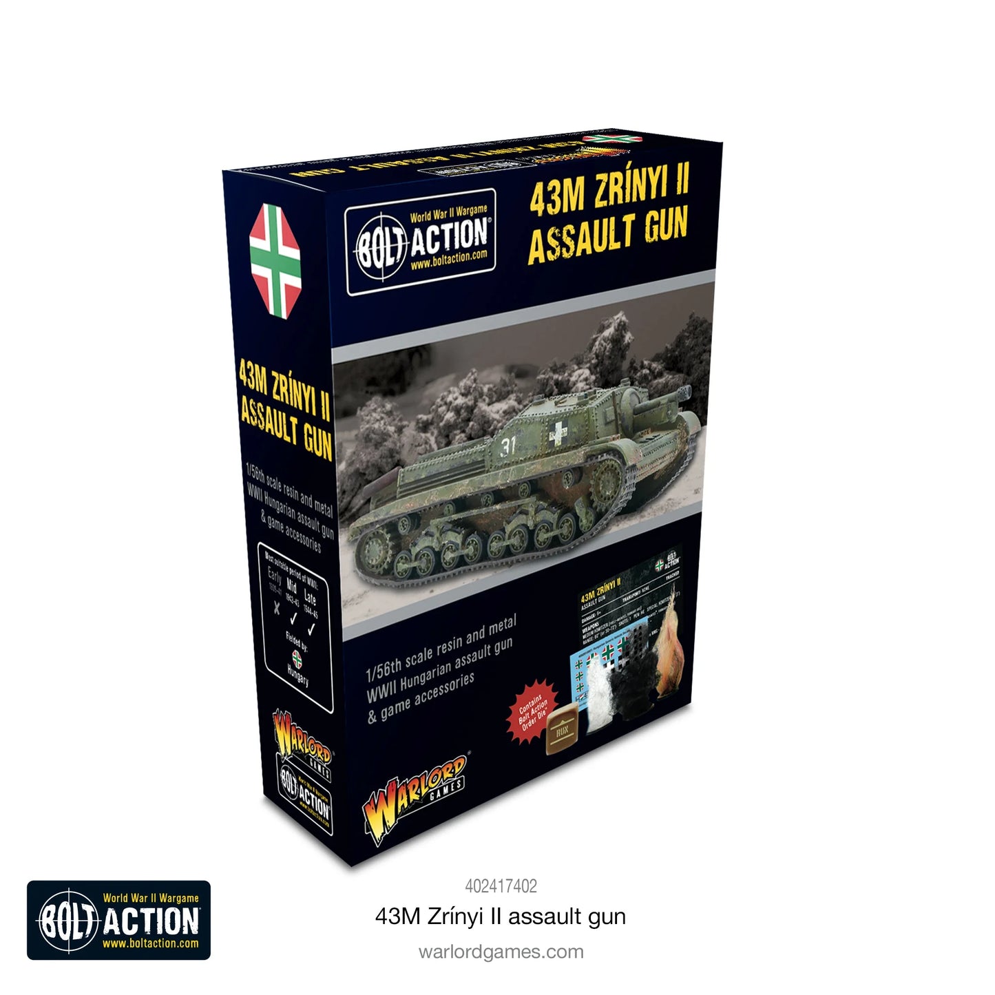 Bolt Action - Hungarian 43M Zrinyi II Assault Gun Tank - 402417402