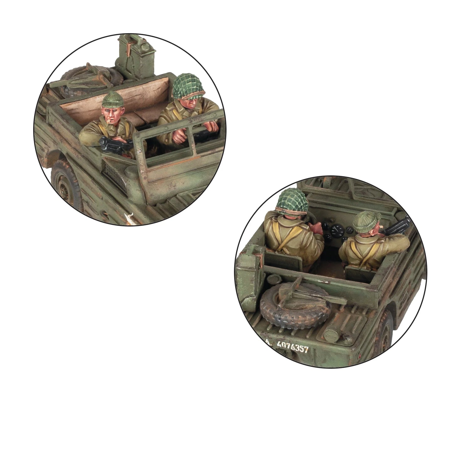 Bolt Action -  Ford GPA Amphibious Jeep with US Army Crew - 402603001