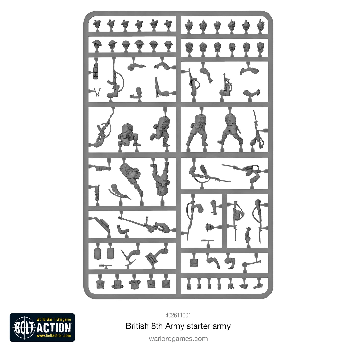 Bolt Action 8th Army Starter Army - EN - 402611001