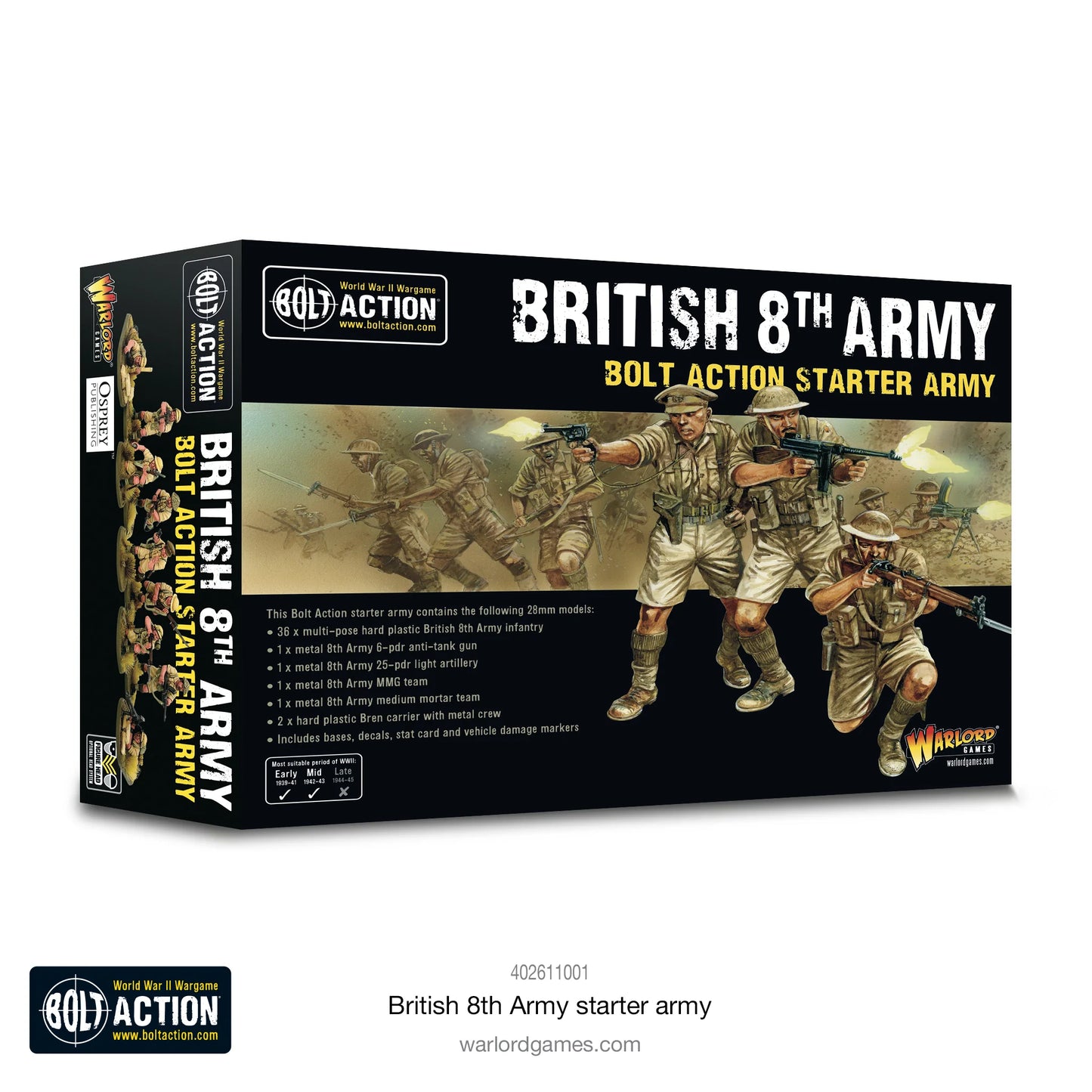 Bolt Action 8th Army Starter Army - EN - 402611001