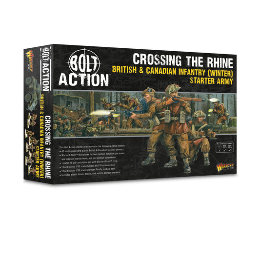Bolt Action - 'Crossing the Rhine' - British & Canadian infantry (Winter) Starter Army