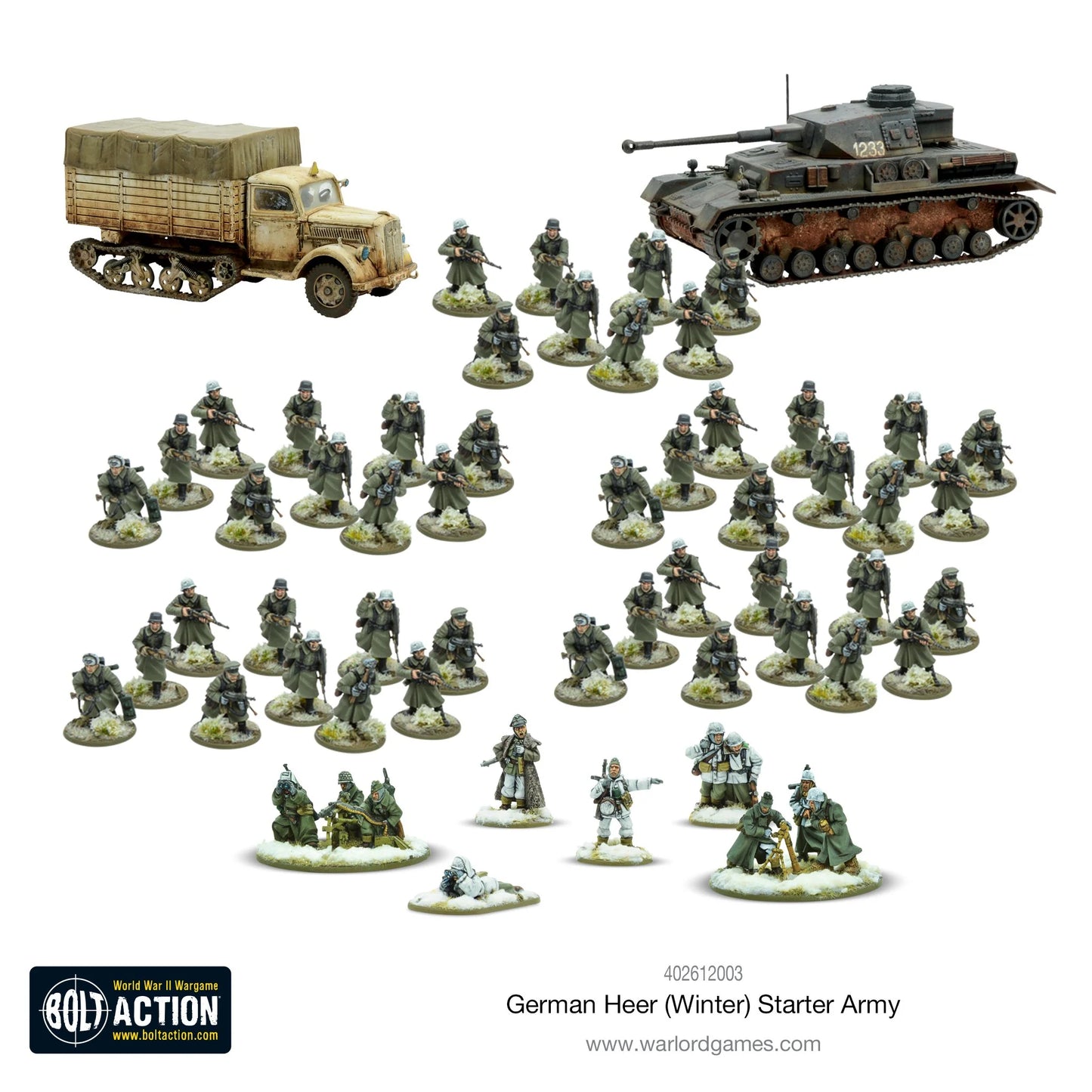 Bolt Action German Heer (Winter) Starter Army - 402612003