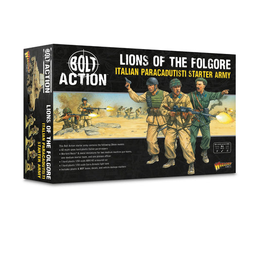 Bolt Action - Lions of the Folgore - Italian Paracadutisti starter army - 402615802