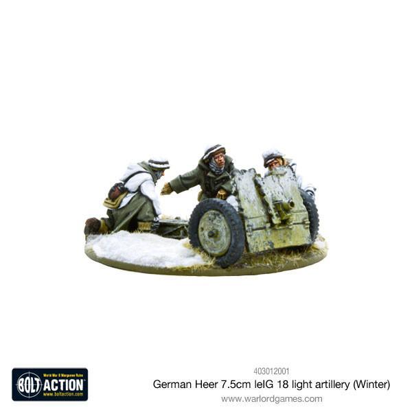 Bolt Action German Heer 7.5cm leIG 18 light artillery (Winter) - EN - 403012001