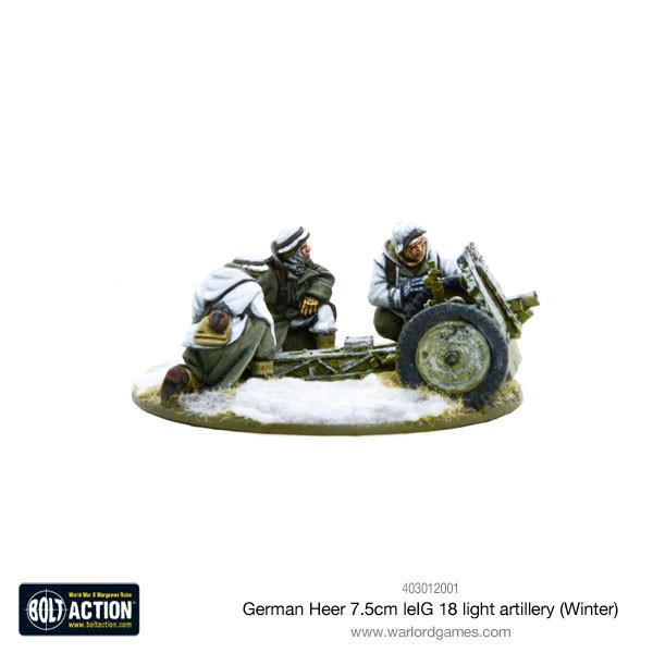 Bolt Action German Heer 7.5cm leIG 18 light artillery (Winter) - EN - 403012001