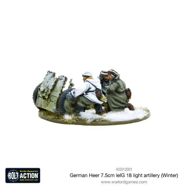 Bolt Action German Heer 7.5cm leIG 18 light artillery (Winter) - EN - 403012001