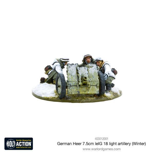 Bolt Action German Heer 7.5cm leIG 18 light artillery (Winter) - EN - 403012001