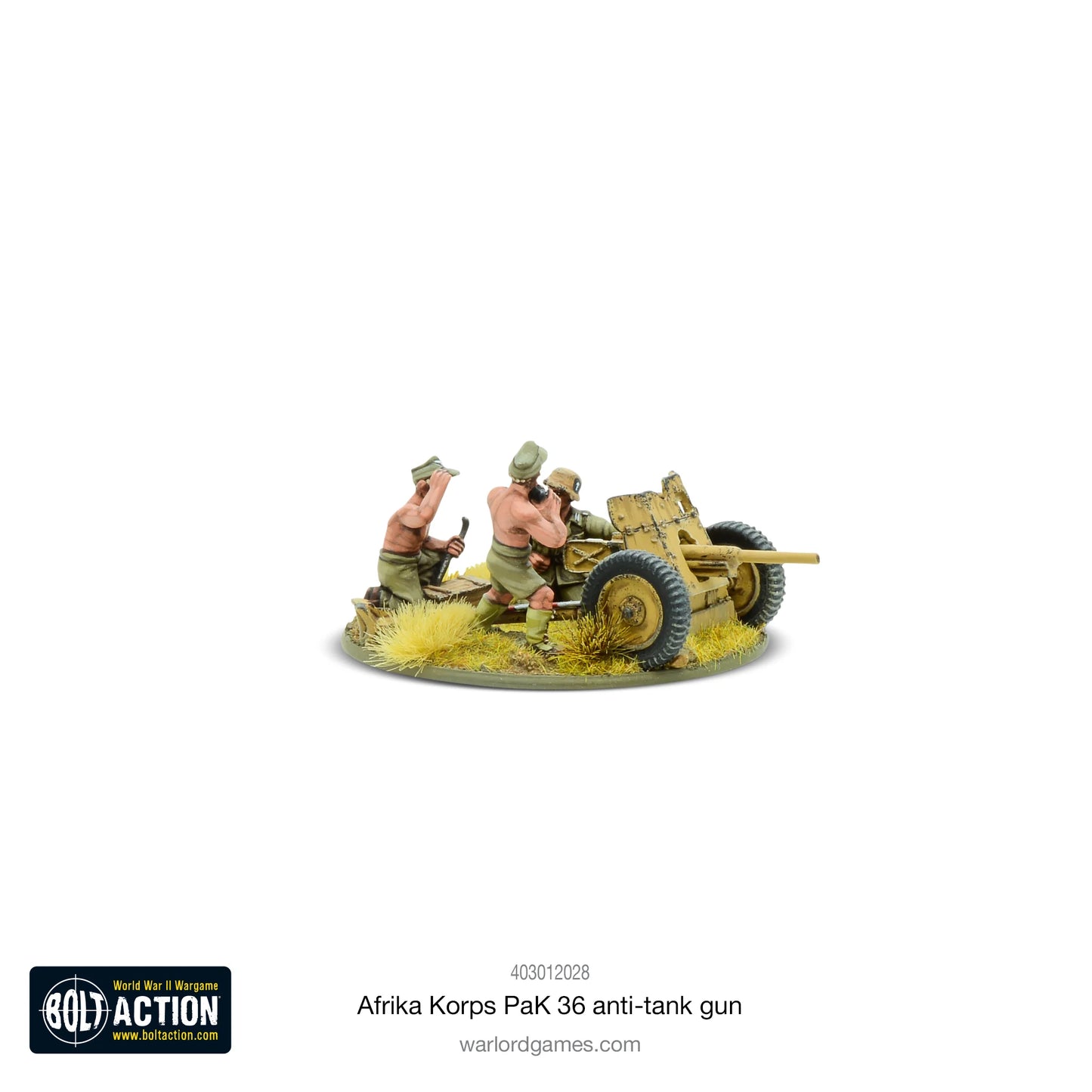 Bolt Action - Afrika Korps PaK 36 Light Anti Tank Gun - 403012028