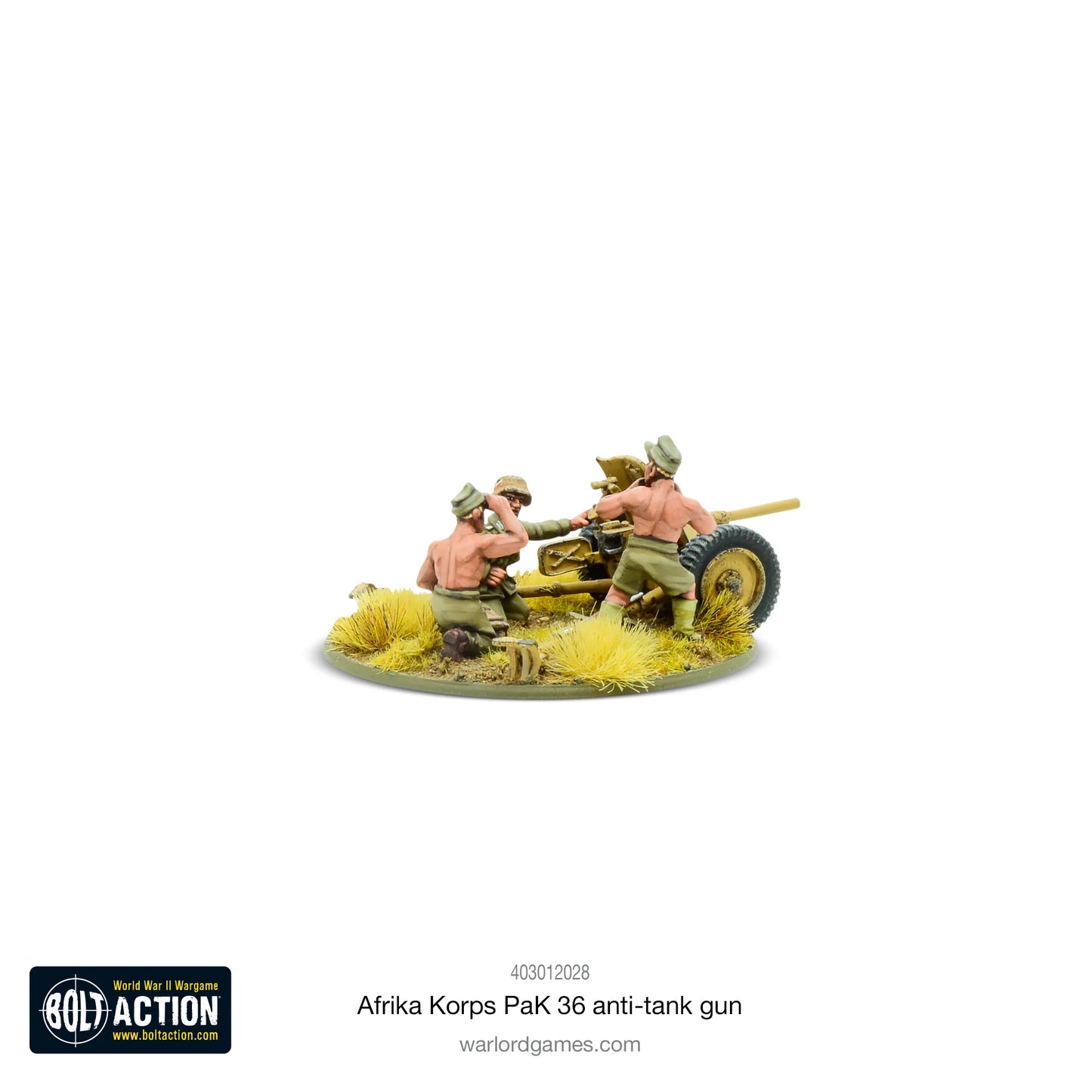 Bolt Action - Afrika Korps PaK 36 Light Anti Tank Gun - 403012028