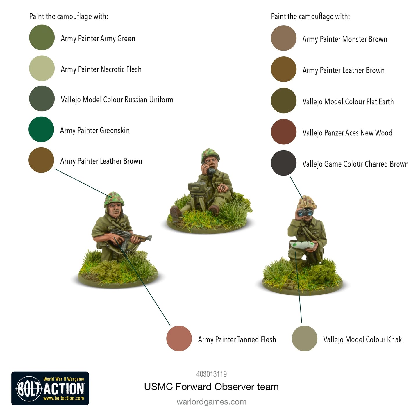 Bolt Action - USMC Forward Observer Team - 403013119