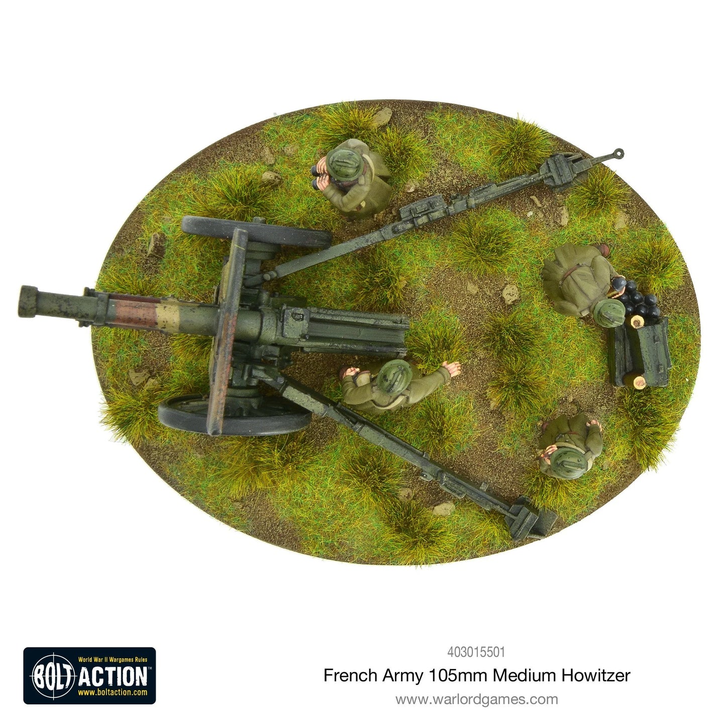 Bolt Action - French Army 105mm medium howitzer - 403015501