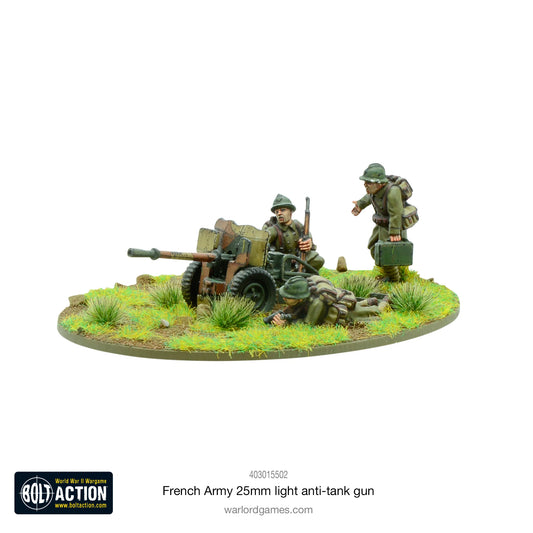 Bolt Action -  French Army 25mm light anti-tank gun - 403015502