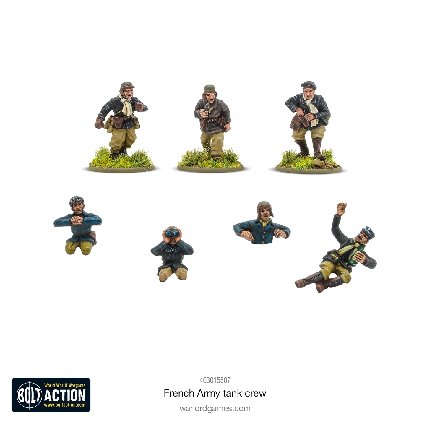 Bolt Action - French Army Tank Crew - EN