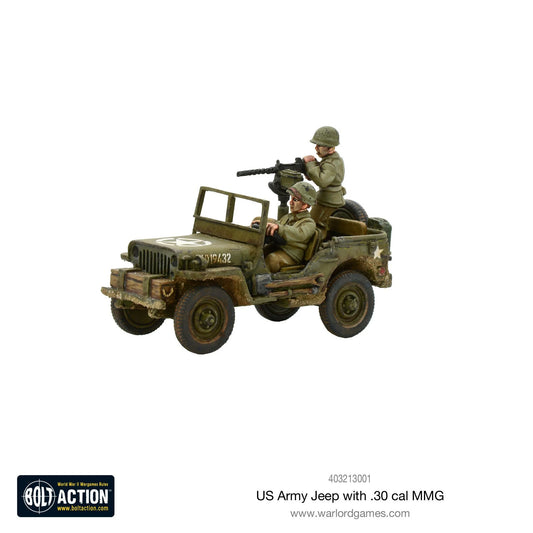 Bolt Action - US Army Jeep with 30 Cal MMG - 403213001
