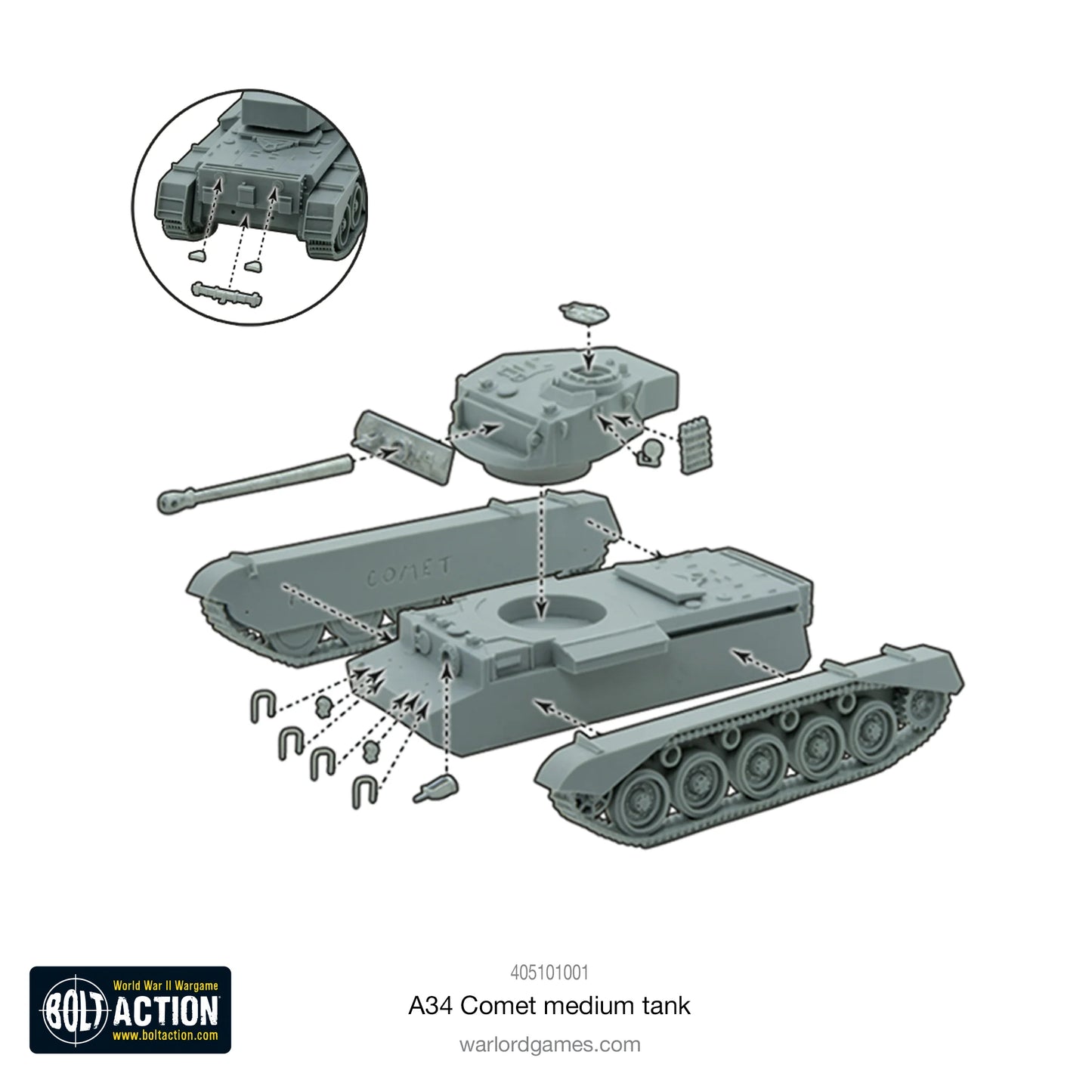 Bolt Action - A34 Comet: Heavy Tank - 405101001