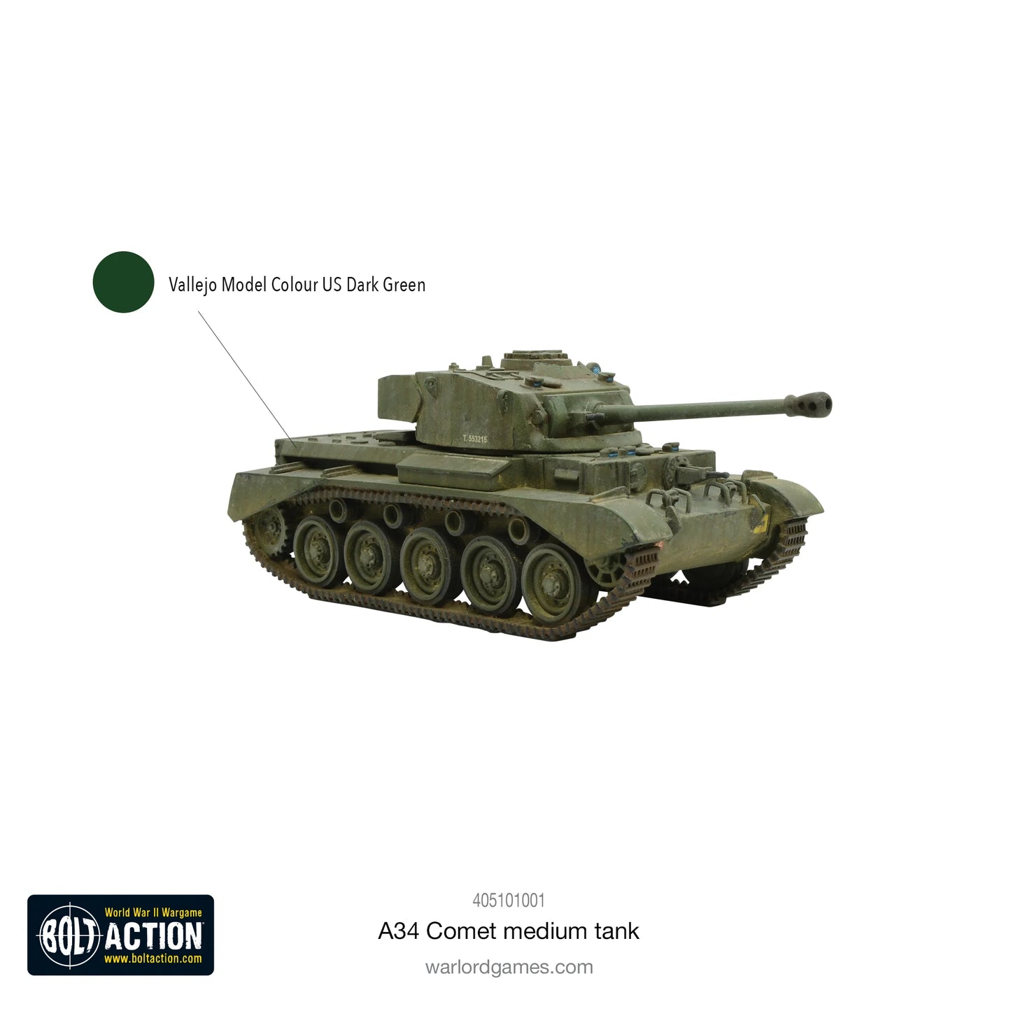 Bolt Action - A34 Comet: Heavy Tank - 405101001