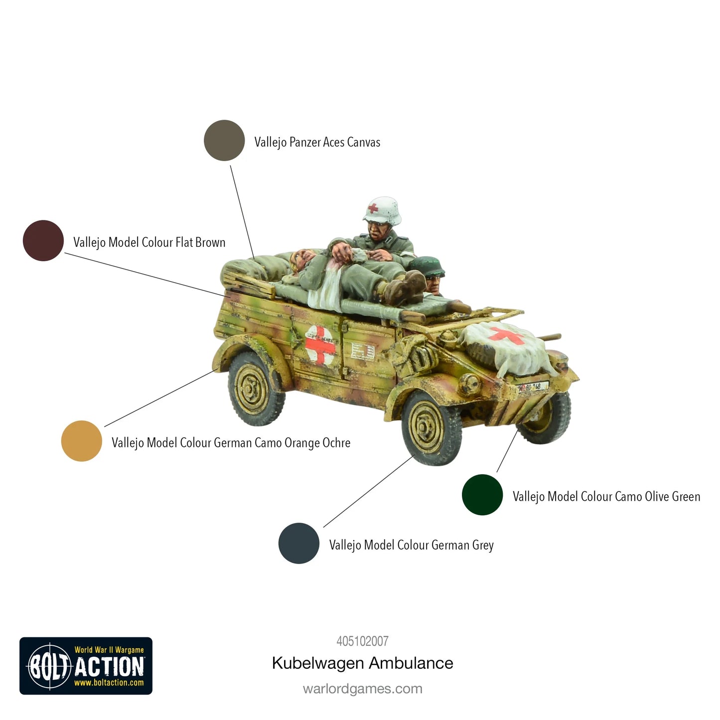 Bolt Action - Kubelwagen Ambulance - 405102007