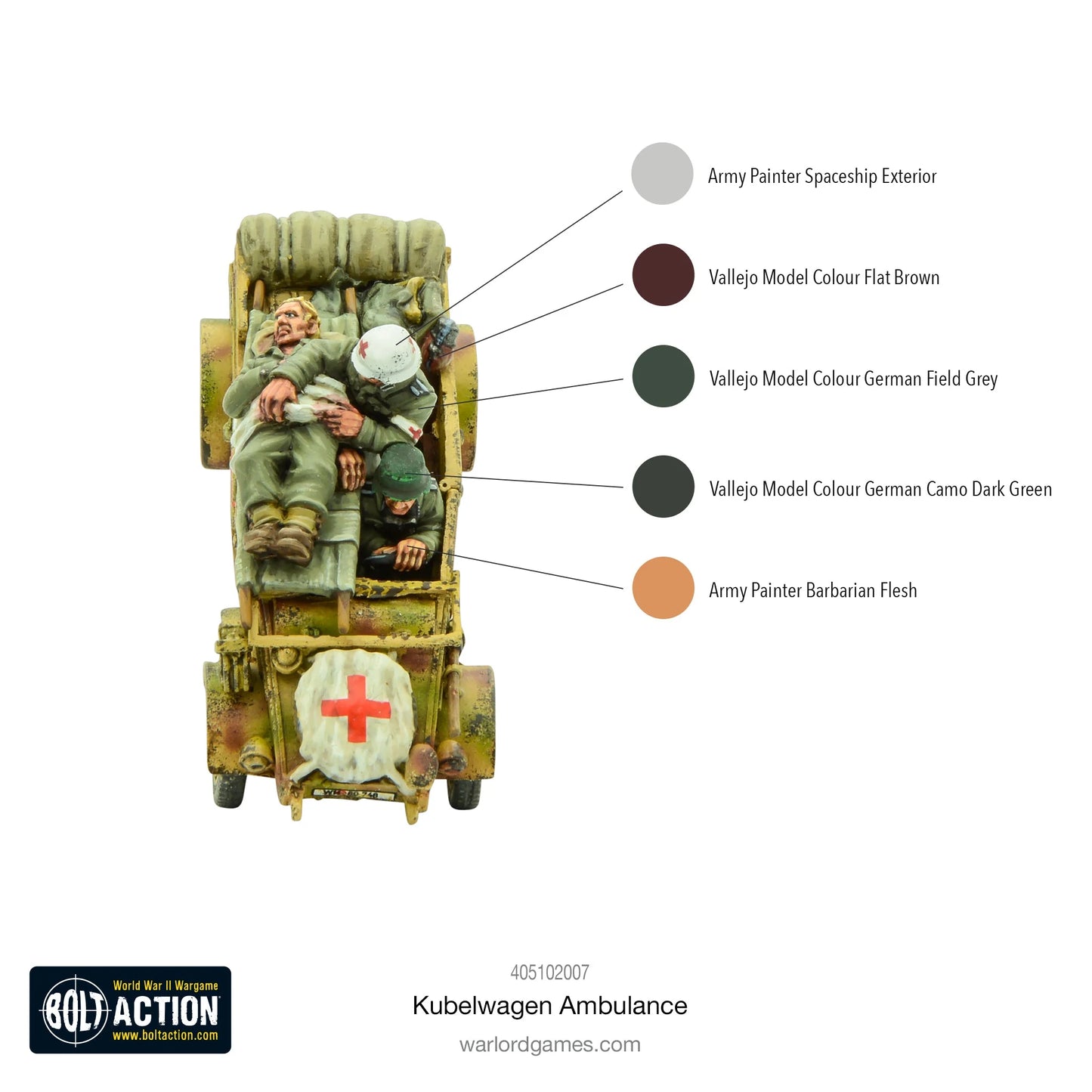 Bolt Action - Kubelwagen Ambulance - 405102007