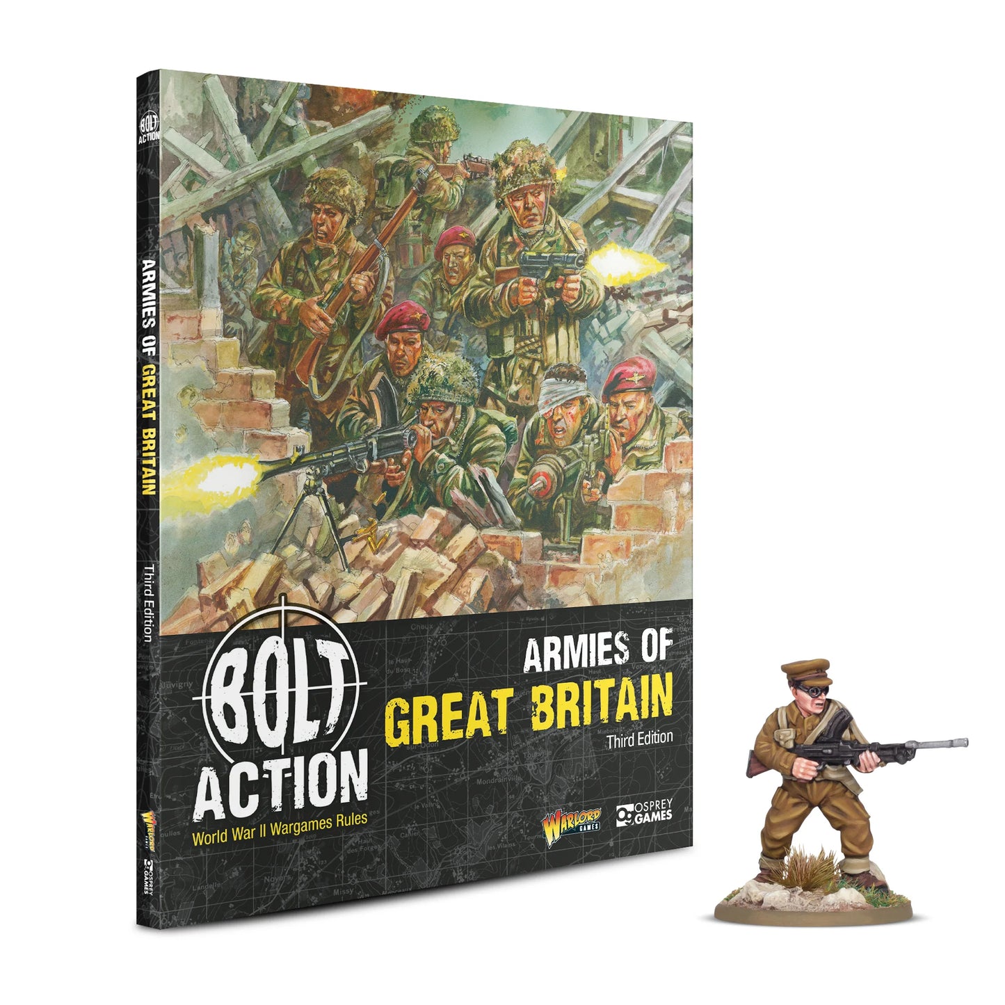 Bolt Action - Armies of Great Britain with Capt. John Henry Cound Brunt VC MC special miniature