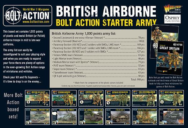 Bolt Action 2 British Airborne Starter Army - EN