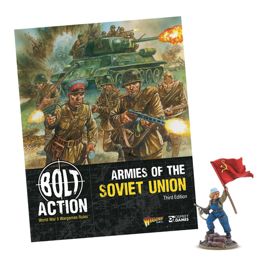 Bolt Action - Armies of the Soviet Union: Third Edition with Olga Kovalyova special miniature