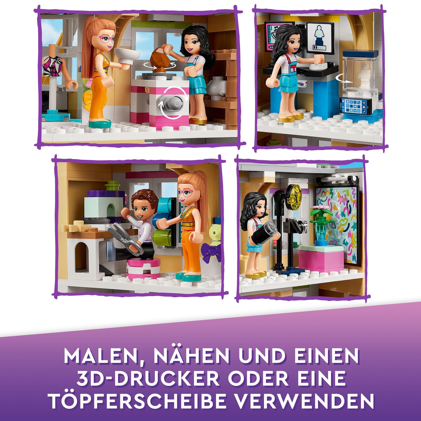 LEGO® Friends 41711 Emmas Kunstschule