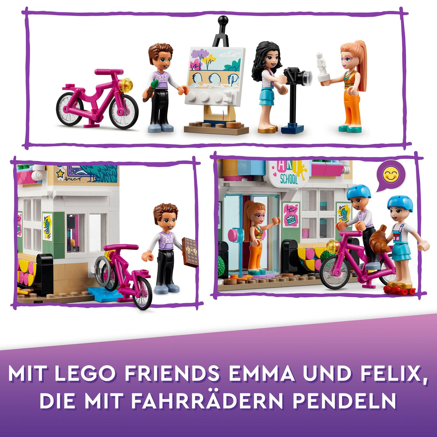 LEGO® Friends 41711 Emmas Kunstschule