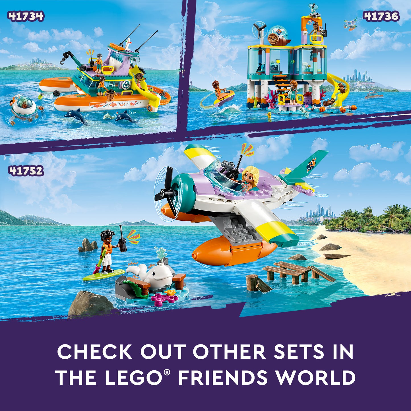 LEGO® Friends 41752 Seerettungsflugzeug