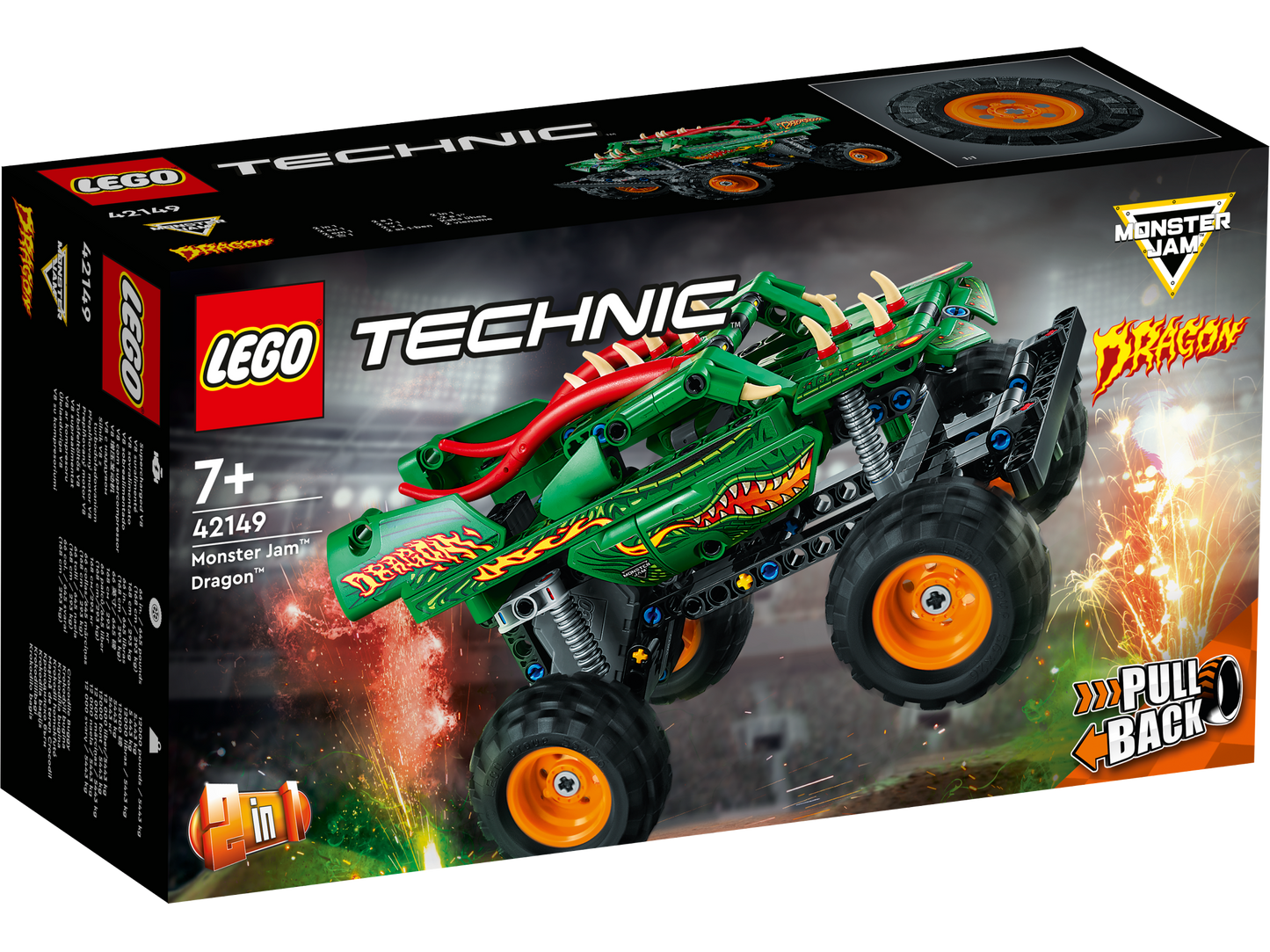 LEGO® Technic 42149 Monster Jam™ Dragon™