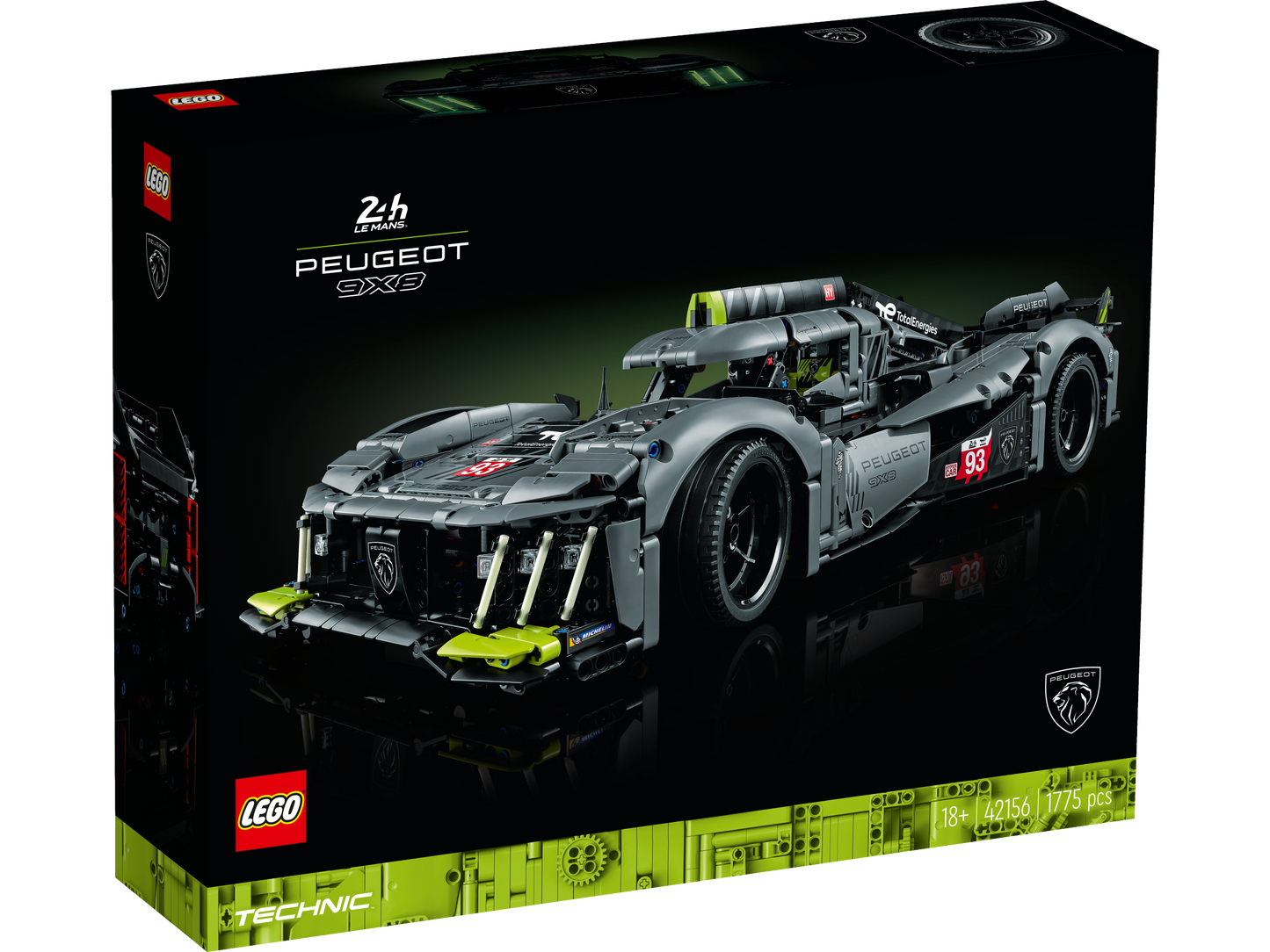 LEGO® Technic 42156 PEUGEOT 9X8 24H Le Mans Hybrid Hypercar