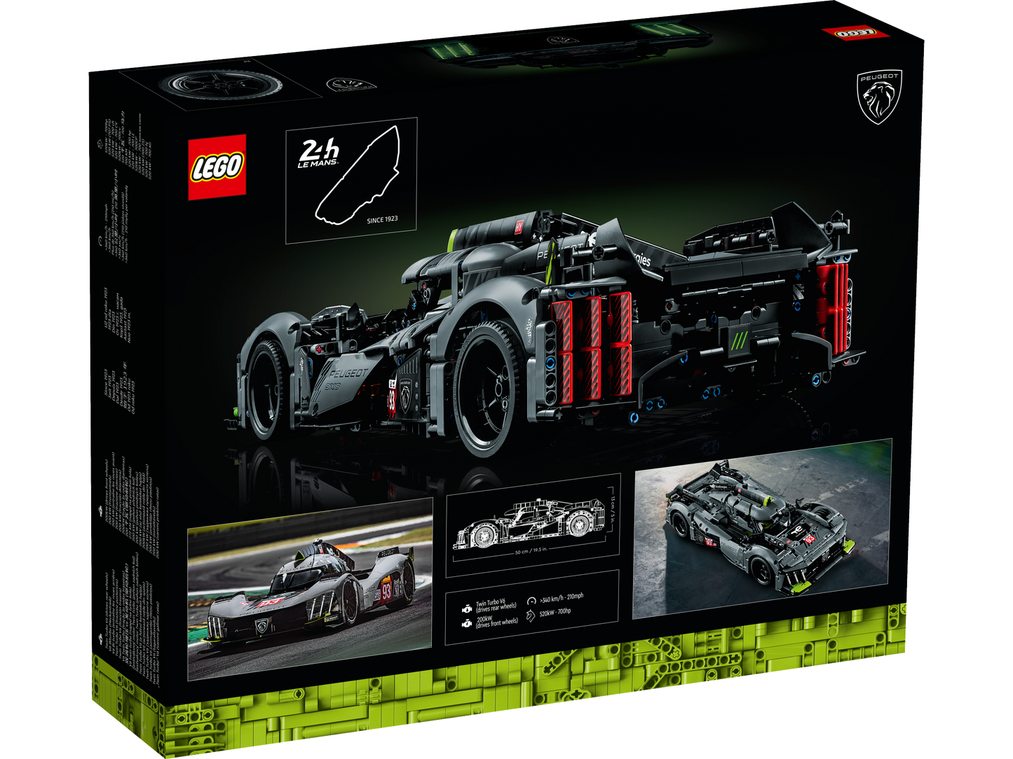 LEGO® Technic 42156 PEUGEOT 9X8 24H Le Mans Hybrid Hypercar