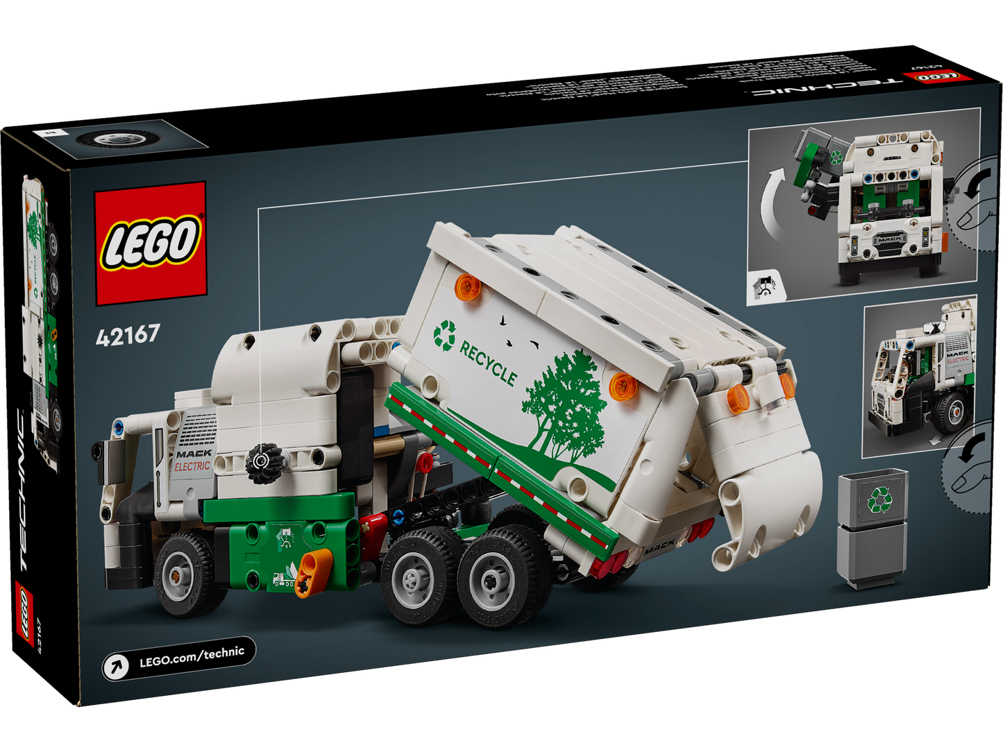 LEGO® Technic 42167 Mack® LR Electric Müllwagen