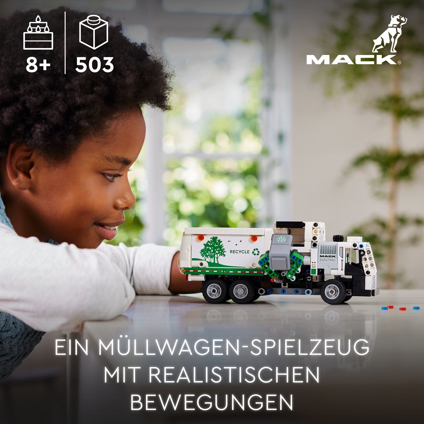 LEGO® Technic 42167 Mack® LR Electric Müllwagen