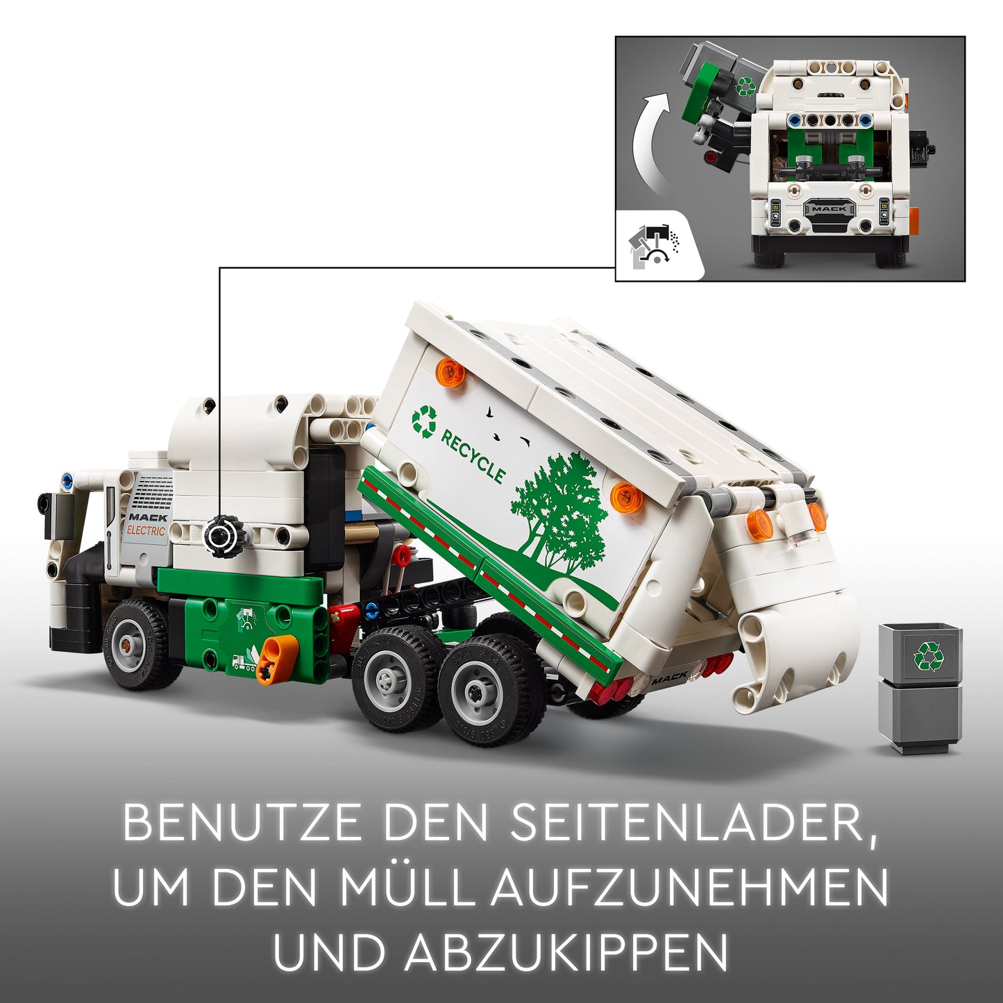 LEGO® Technic 42167 Mack® LR Electric Müllwagen