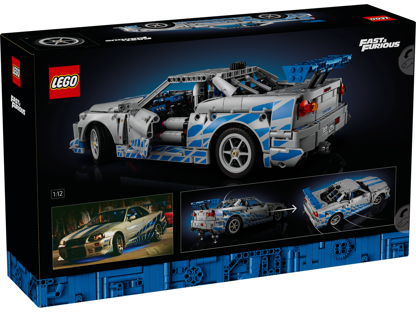 LEGO® Technic 42210 2 Fast 2 Furious Nissan Skyline GT-R (R34) Flitzer