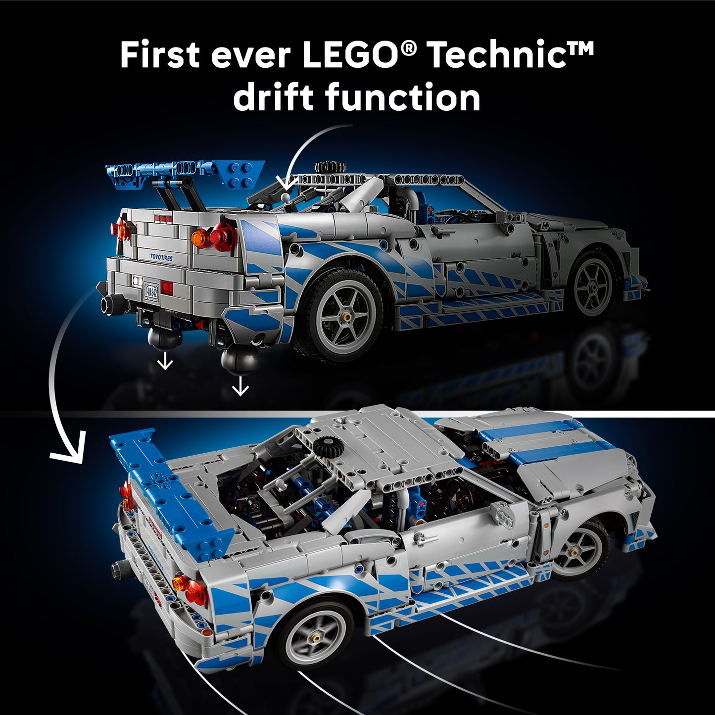 LEGO® Technic 42210 2 Fast 2 Furious Nissan Skyline GT-R (R34) Flitzer