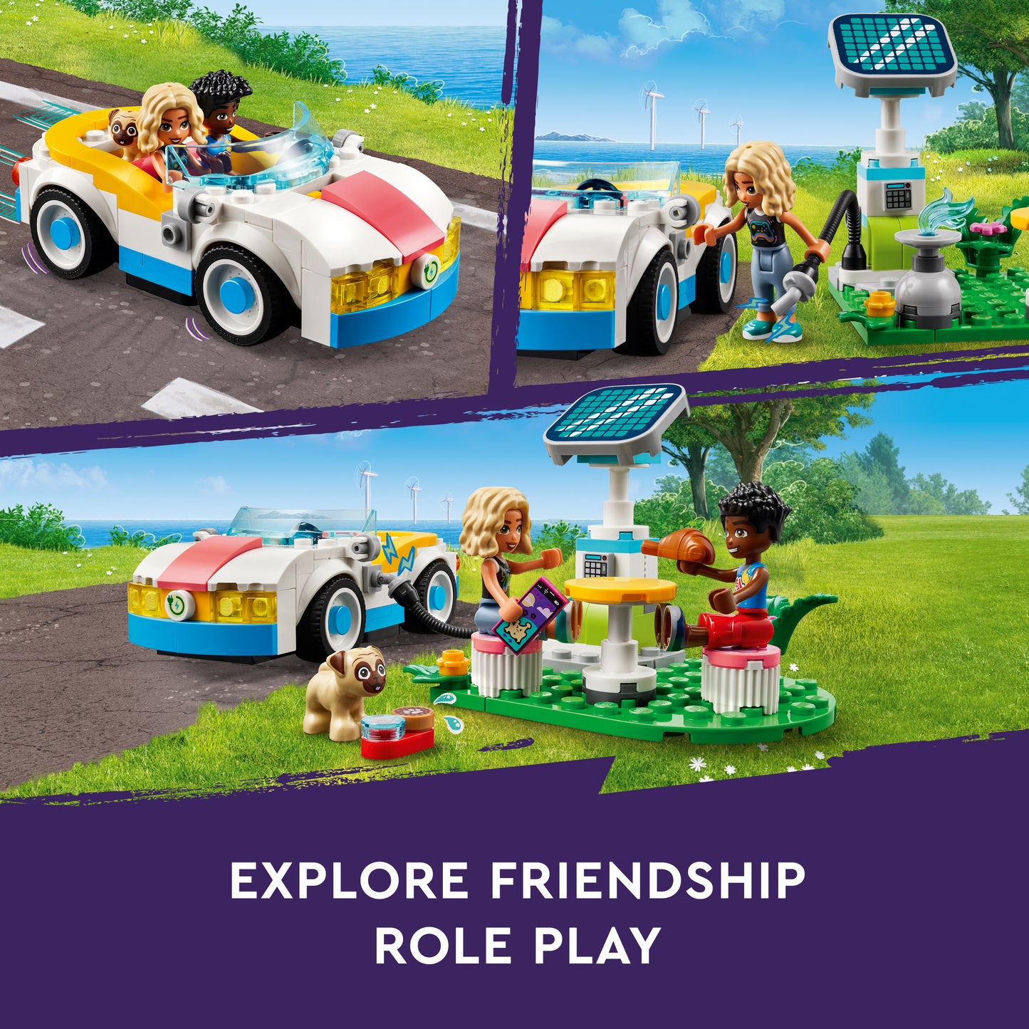 LEGO® Friends 42609 E-Auto mit Ladestation