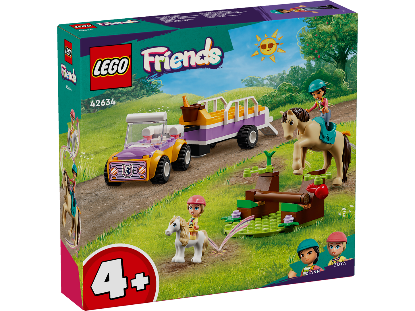 LEGO® Friends 42634 Pferde- und Pony-Anhänger