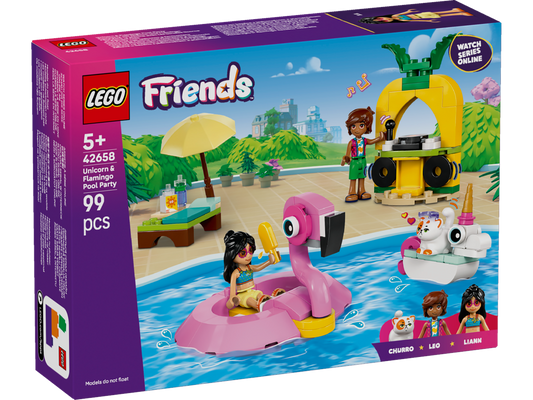 LEGO® Friends 42658 Poolparty mit Einhorn und Flamingo