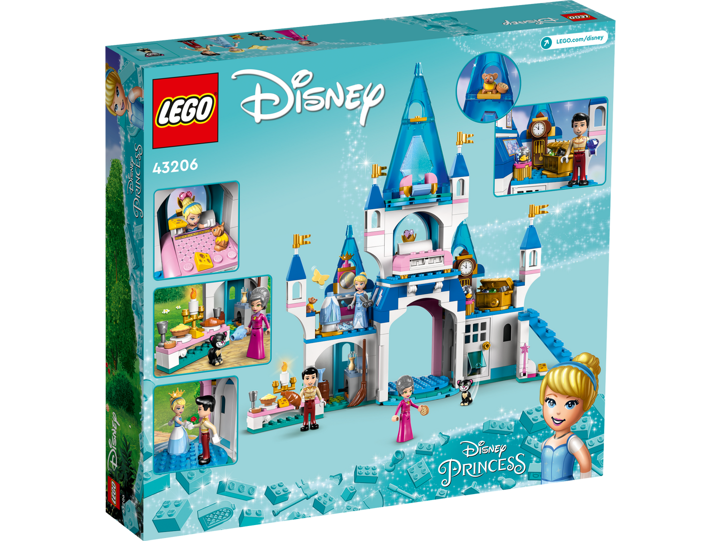 LEGO® Disney 43206 Cinderellas Schloss