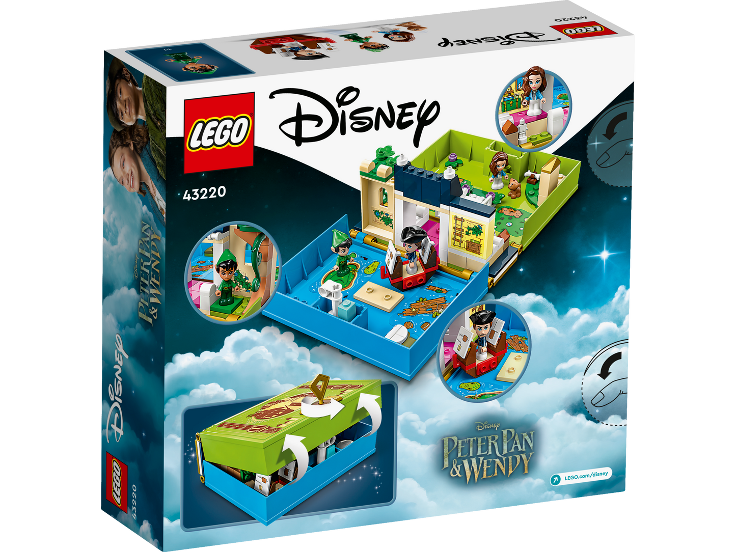 LEGO® Disney 43220 Peter Pan & Wendy – Märchenbuch-Abenteuer