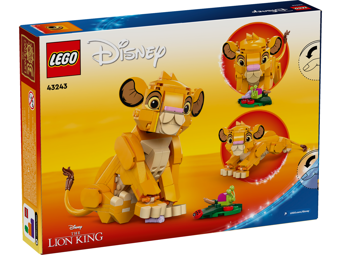 LEGO® Disney 43243 Simba, das Löwenjunge des Königs