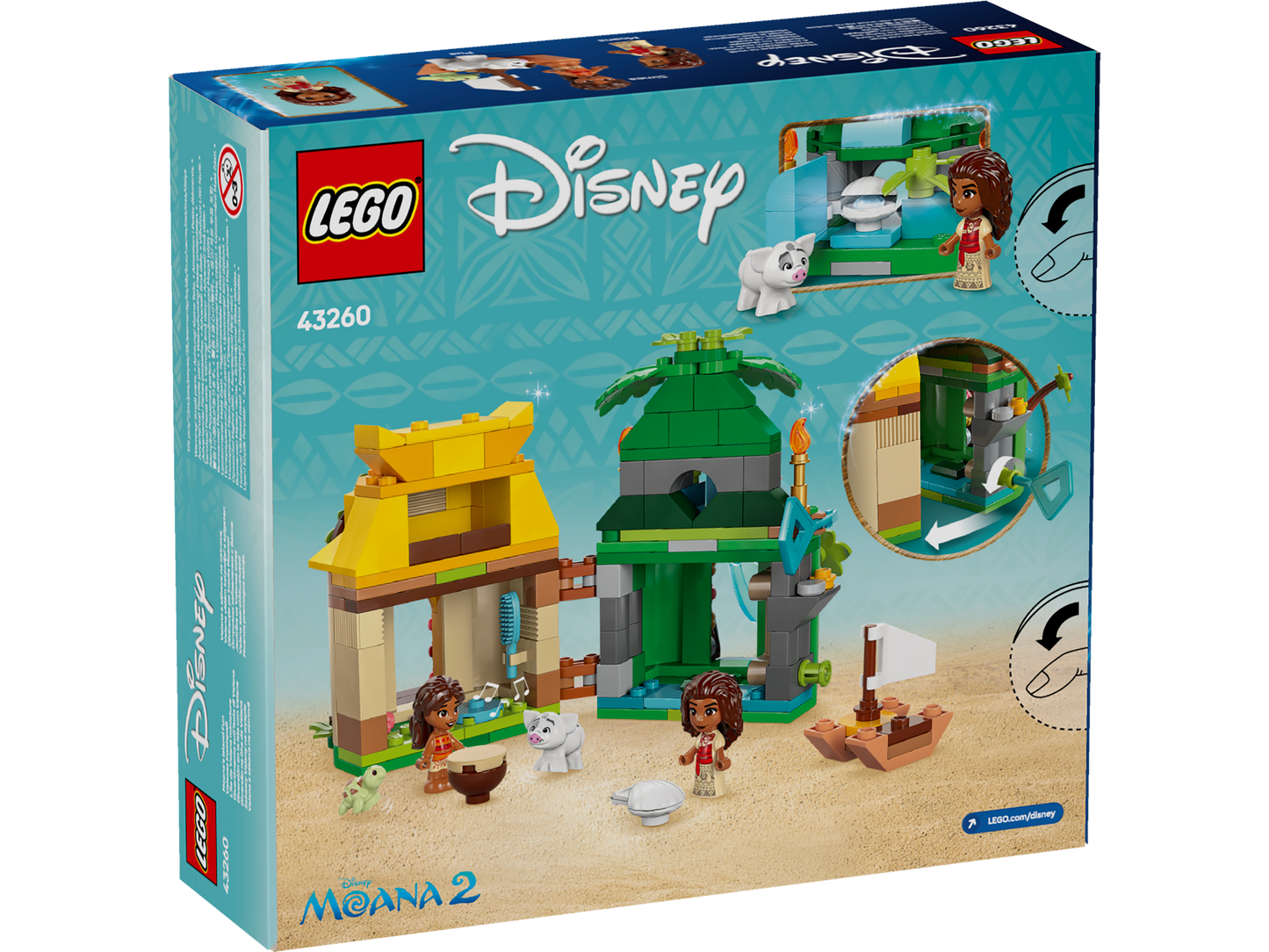 LEGO® Disney 43260 Vaianas Inselspaß